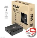 Club 3D EGY Club3D 4 ports, 2x USB Type-A 2x Type-C up to 112W Power Charger (CAC-1904)