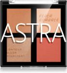 Astra Make-up Romance Palette Patela pentru conturul fetei faciale culoare 01 Peach Romance 8 g