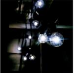 Brilagi - LED Kültéri dekoratív lánc GIRLAND 25xE12 20m IP44 hideg fehér WO794-OEM1 (BG0586)