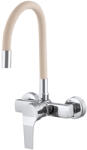 Gamma Flex Fali Mosogató Csaptelep - Rugalmas, Bézs/Króm (BFxŚ-b) - rent-xgranit