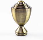  Pluton Dupla Függönyrúd - Antik Arany - 400 cm (PLUTON-ZIMTATA-GOLD-400)