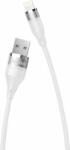 Dudao L10Pro USB-A apa - Lightning apa 2.0 Adat és töltőkábel - Fehér (1.23m) (L1PROL)