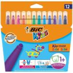 BIC Carioca 12 culori Bic Ultralavabil Kid Couleur Baby (9020801)