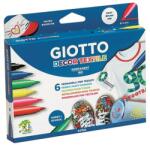 GIOTTO Textilmarker GIOTTO 6db-os készlet (494800) - nyomtassingyen