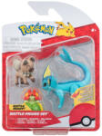 Pokémon - Set 3 figurine de actiune, Rockruff, Bellossom, Vaporeon, 3 buc (ASMPKW3048) Figurina
