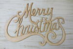  Natúr fa - "Merry Christmas" felirat óriás - kosarbolt