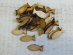  Natúr fa - Halacska 3, 5cm 30db/csomag