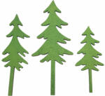  Hegyvidéki fenyők metál zöld 3db/cs - kosarbolt
