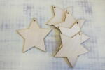  Natúr fa - Csillag 10cm 5db/csomag