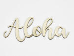  Natúr fa - "Aloha" felirat 7, 7x20cm