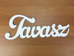  Fa - "Tavasz" felirat fehér 35cm