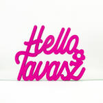  Magenta "Helló Tavasz" felirat 8, 5x11cm