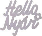  Hello Nyár" felirat színes világoslila 11x10cm - kosarbolt