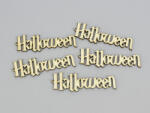  Natúr fa - "Halloween" felirat 2, 5x9cm 5db/csomag - kosarbolt