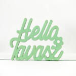  Menta "Helló Tavasz" felirat 8, 5x11cm - kosarbolt