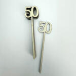  Beszúrható számok 50- es natúr 6db/cs - kosarbolt