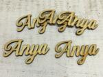  Natúr fa - "Anya" felirat 6, 5cm 5db/csomag