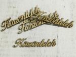  Köszöntelek felirat 10cm 5db/csomag