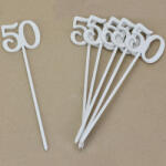  Beszúrható számok 50-es fehér 6db/csomag - kosarbolt