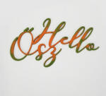  Natúr fa - Hello Ősz felirat 20cm festett - kosarbolt