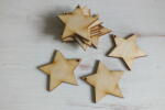  Natúr fa - Csillag 5cm 10db/csomag - kosarbolt
