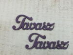  Fa "Tavasz" felirat lila 2db/csomag
