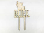  Natúr fa - "BUÉK" malacos 19cm