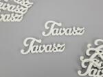  Fehér "Tavasz" felirat 9cm 8db/csomag
