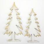  Natúr fa - Cédrus fenyő 2db/cs fehér-arany - kosarbolt