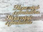  Natúr fa - "Házassági évfordulóra" 13cm 2db/csomag - kosarbolt