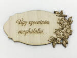  Natúr fa - Anyáknapi tábla "Úgy szeretném. . . " 5, 5x10, 5cm