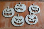  Natúr fa - Halloween tökök vegyes 5cm 5db/csomag - kosarbolt