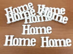  Home felirat fehér 8cm 8db/csomag