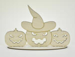  Natúr fa - Talpas Halloween tökök 20x30cm - kosarbolt
