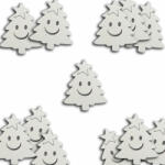  Mosolygós fenyőfa fehér 5cm 20db/cs - kosarbolt