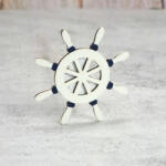  Natúr fa - Hajókormány színes 10cm 1db - kosarbolt