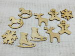  Natúr fa - Vegyes karácsonyi premier 5cm 10db/csomag