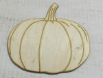  Natúr fa - Gravírozott tök 20cm