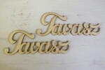  Natúr fa "Tavasz" felirat 15cm 2db/csomag