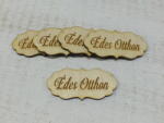  Natúr fa - "Édes Otthon" fodros tábla 5db/csomag