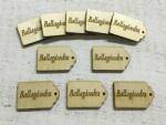  Natúr fa - Scrapbook kísérő táblák "Ballagásodra" 10db/csomag - kosarbolt