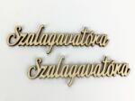 Natúr fa - " Szalagavatóra " felirat 4, 3x14, 5cm 2db/csomag