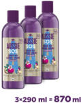 Aussie Save My length Hajsampon 3x290 ml - beauty