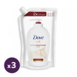 Dove Fine Silk folyékony krémszappan utántöltő 3x500 ml - beauty