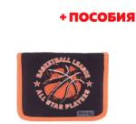 PULSE Несесер Pulse Basketball League, пълен, черно-оранжев