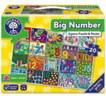 Orchard Toys Puzzle de Podea Invata Numerele (de la 1 la 20) - Big Number Jigsaw (OR237) Puzzle