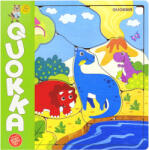 Quokka Puzzle Lemn - Familie Dinozauri, 14 piese (4820217310459) Puzzle