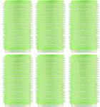 Deni Carte Bigudiuri Velcro 32mm, 70799, 6 buc, verde deschis - Deni Carte 6 buc