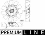 MAHLE Ventilator, radiator MAHLE BEHR *** PREMIUM LINE *** CFF 507 000P (CFF 507 000P)