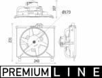 MAHLE Ventilator, radiator MAHLE CFF 541 000P